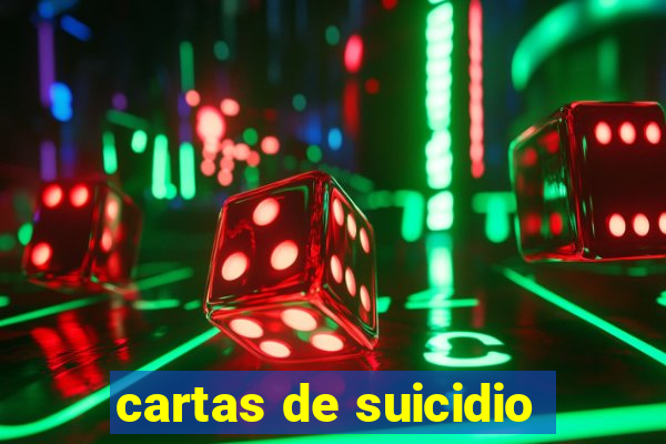 cartas de suicidio